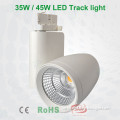 with Sharp COB Global adapter,high cri 35w led light track , track light led , led cob track light with CE ROHS SAA approval